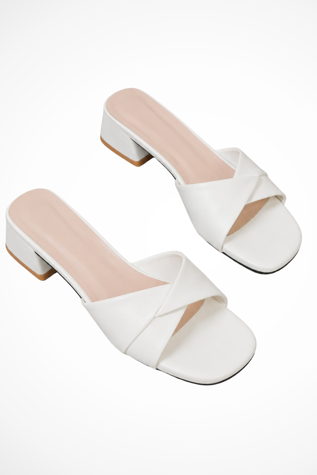 Lyra | Women Orthopedic Cross Strap Block Heel Mules 4