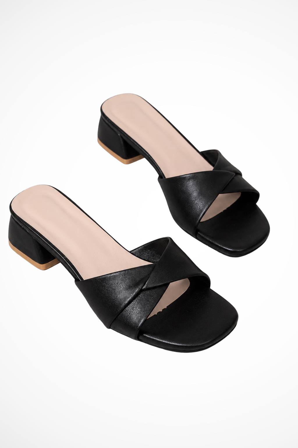 Lyra | Women Orthopedic Cross Strap Block Heel Mules 5