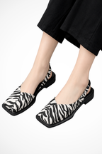 Margot | Women Orthopedic Square Toe Slingback Flats 0