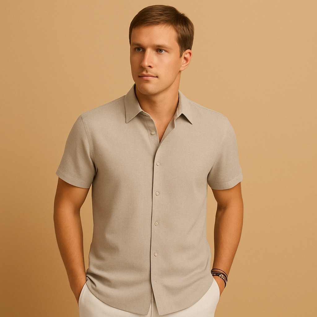 Men's Cotton Blend Fitted Shirt | Modern Casual Wear for All Occasions 7