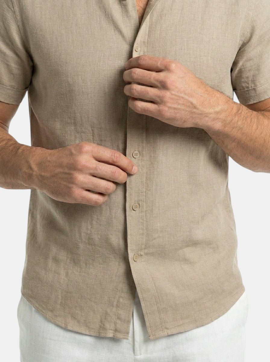 Men's Cotton Blend Fitted Shirt | Modern Casual Wear for All Occasions