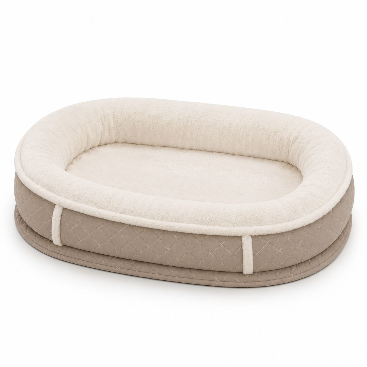 Orthopedic Dog Bed | Plush Faux Leather with Removable Cover | Cozy Retreat for Joint Support 0