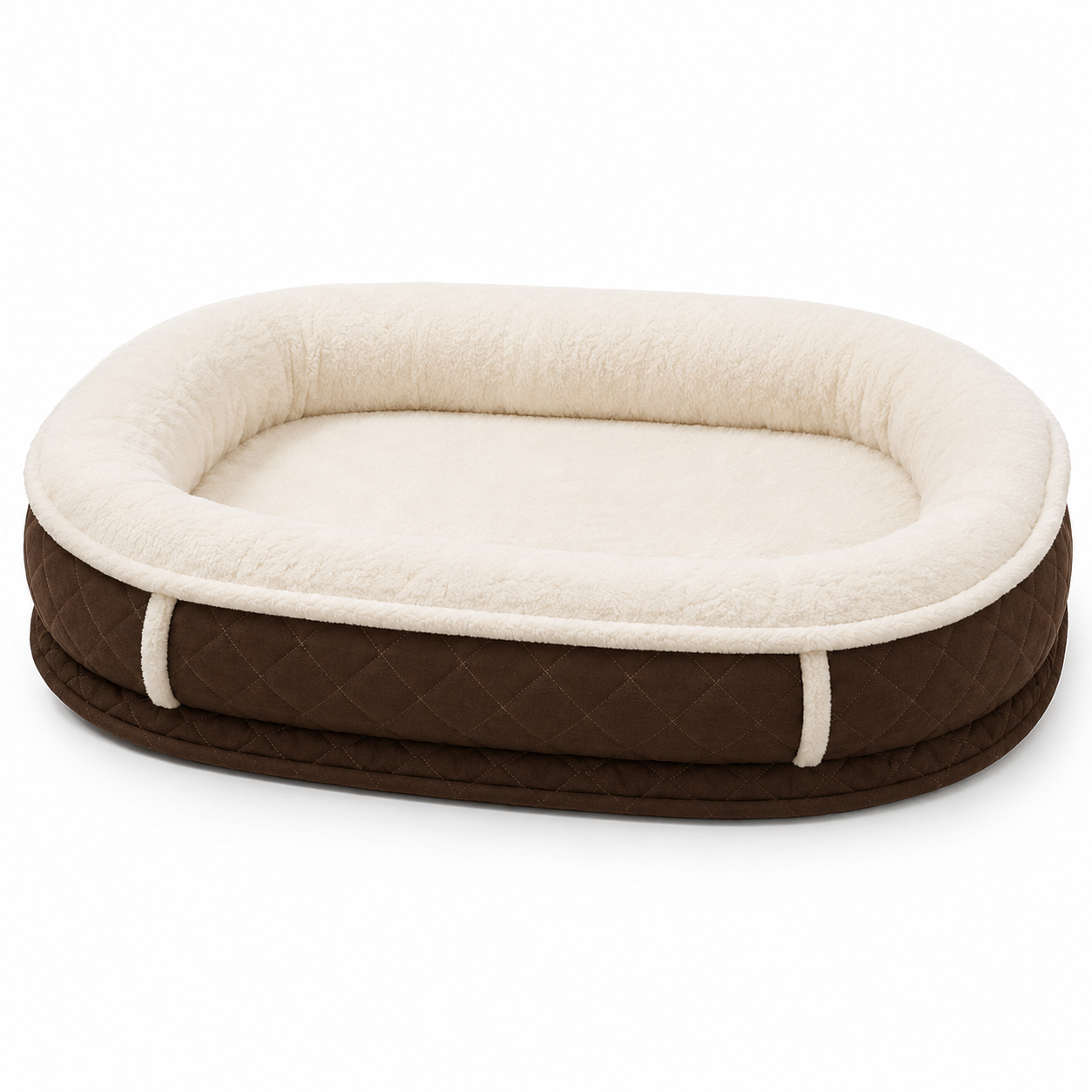 Orthopedic Dog Bed | Plush Faux Leather with Removable Cover | Cozy Retreat for Joint Support 3