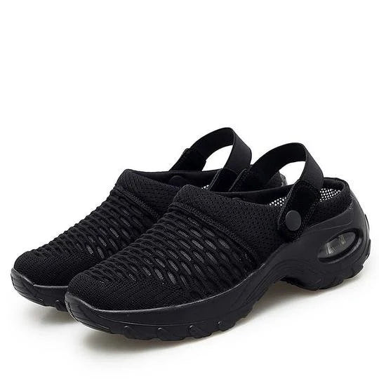 Orthopedic slip-on shoes, open heel 0