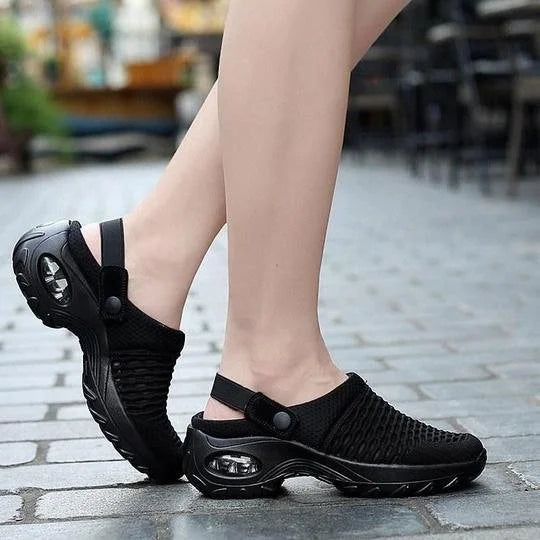 Orthopedic slip-on shoes, open heel 1