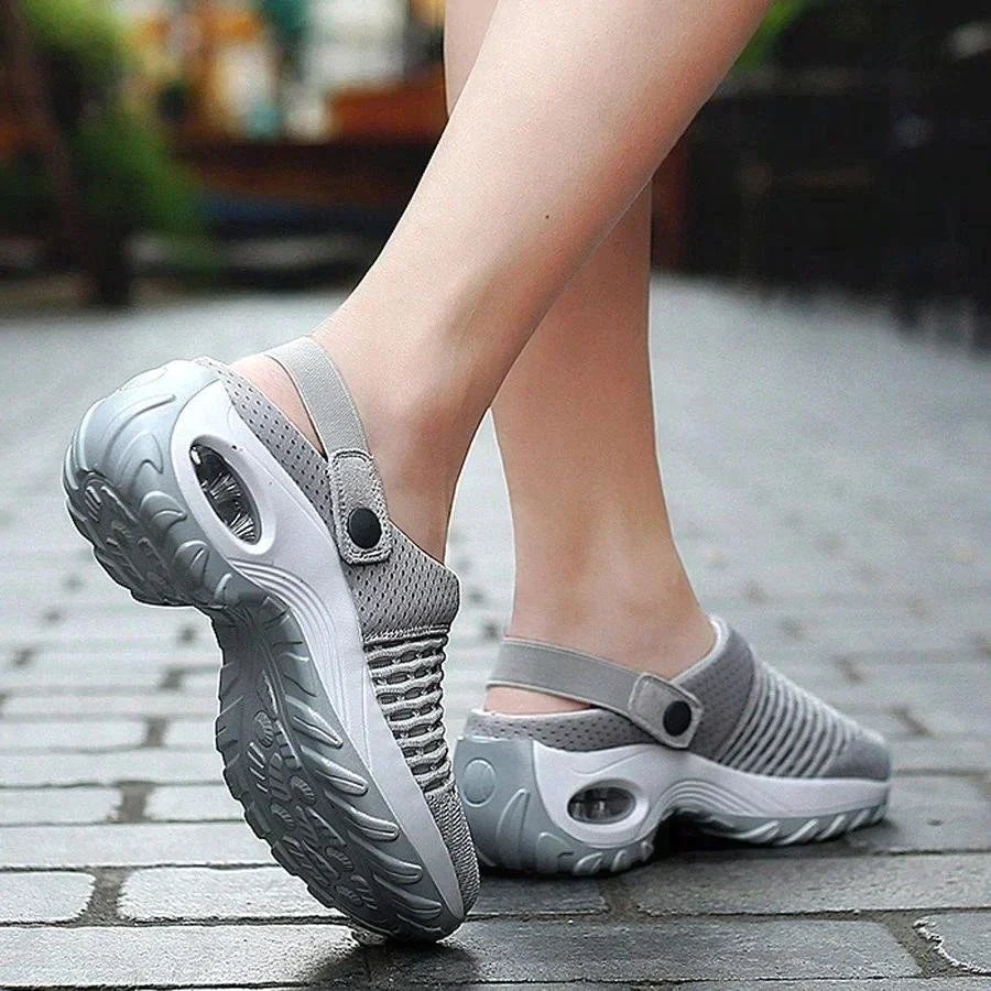 Orthopedic slip-on shoes, open heel 8