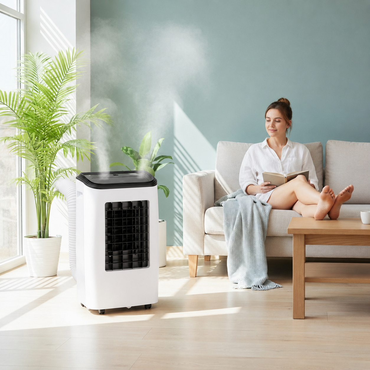 Portable Air Conditioner | 12000 BTU Cooling Unit | Efficient 3-in-1 Design | Compact and Quiet 3