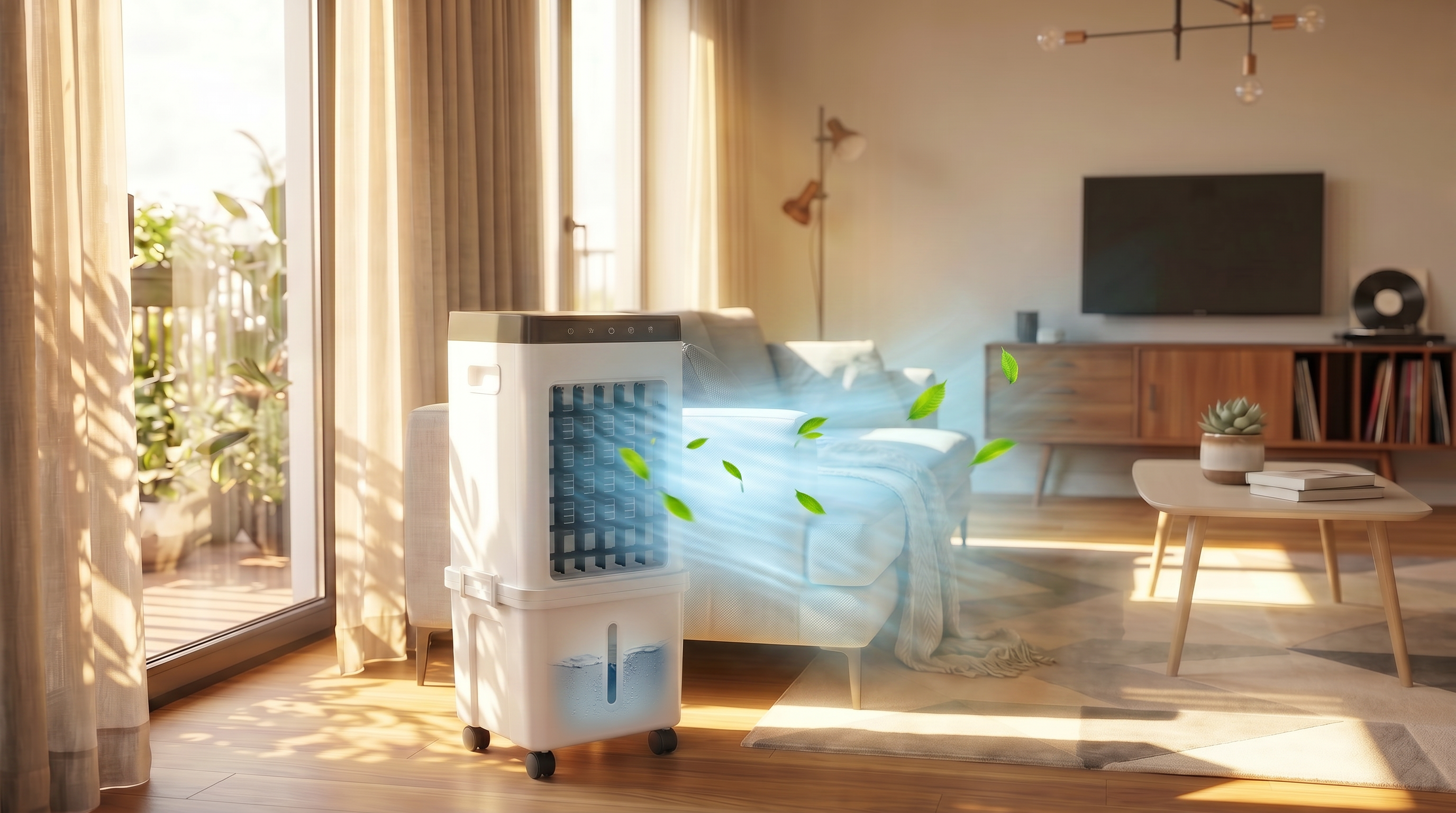 Portable Air Cooler | Evaporative Water Cooling Fan for Bedroom & Living Room 1