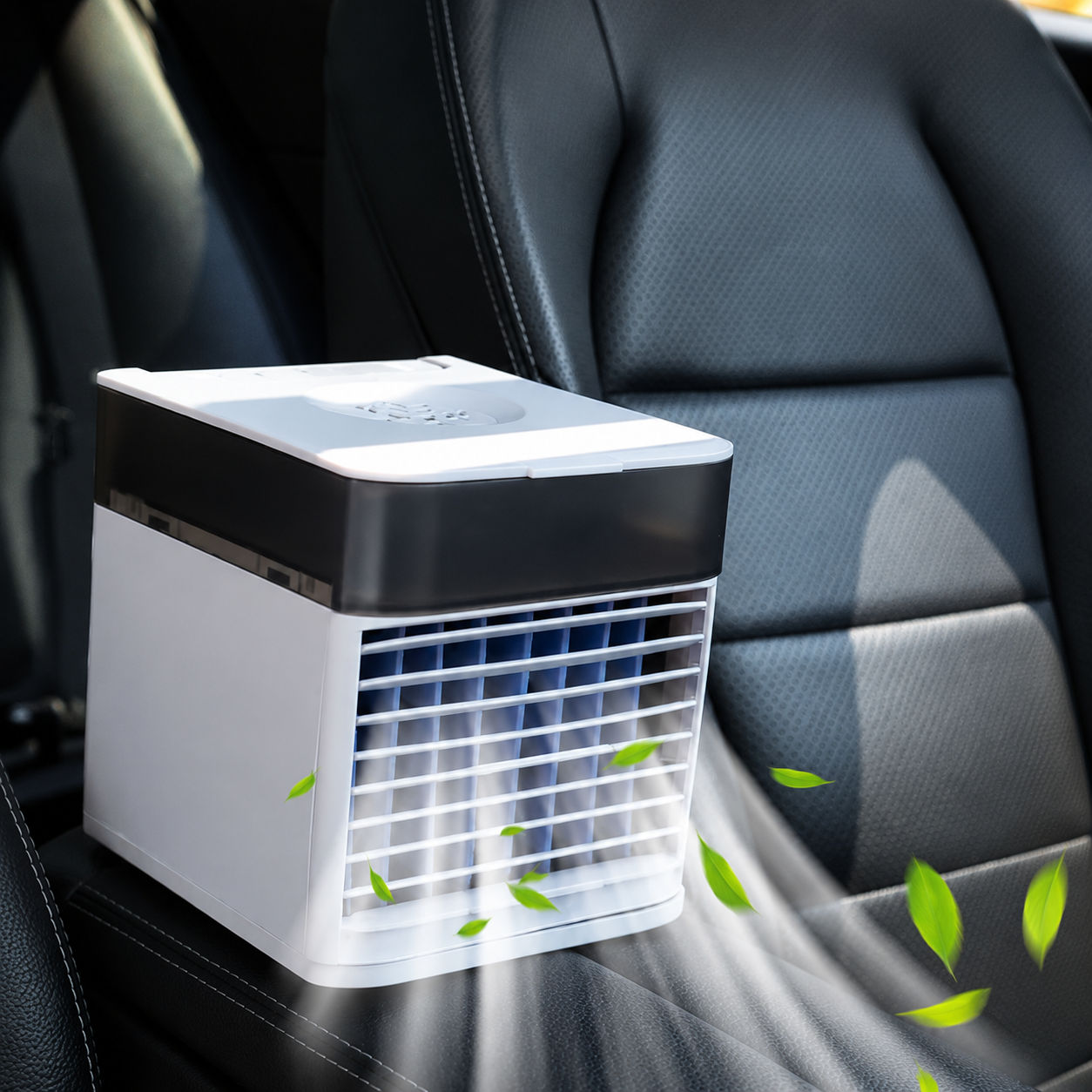 Portable Air Cooler for Car | Compact Evaporative Cooling Fan | Efficient Vehicle Air Conditioner 2