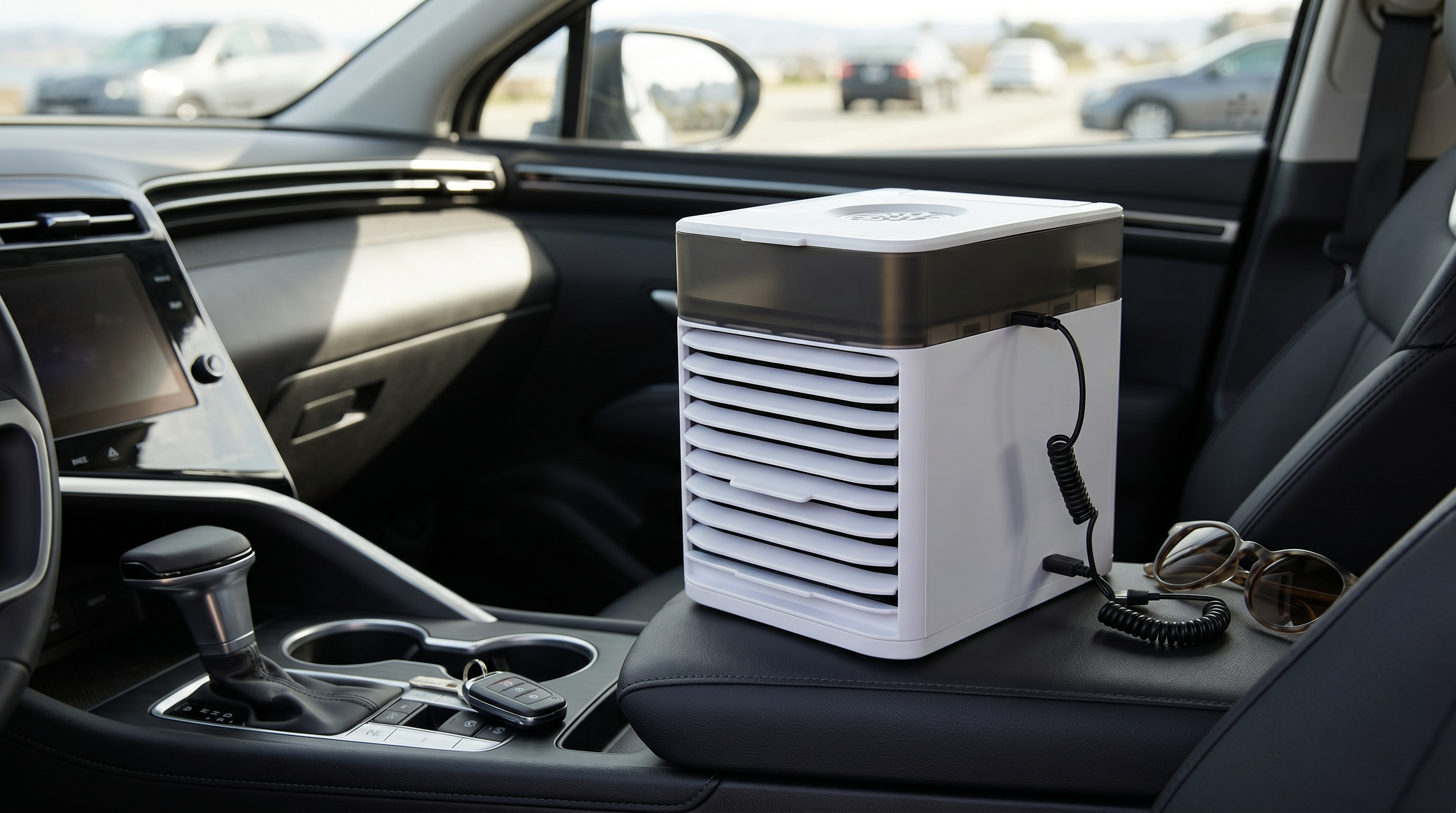 Portable Air Cooler for Car | Compact Evaporative Cooling Fan | Efficient Vehicle Air Conditioner 3
