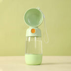 Portable Dog Water Bottle with Food Container for Walks Travel Hiking 0