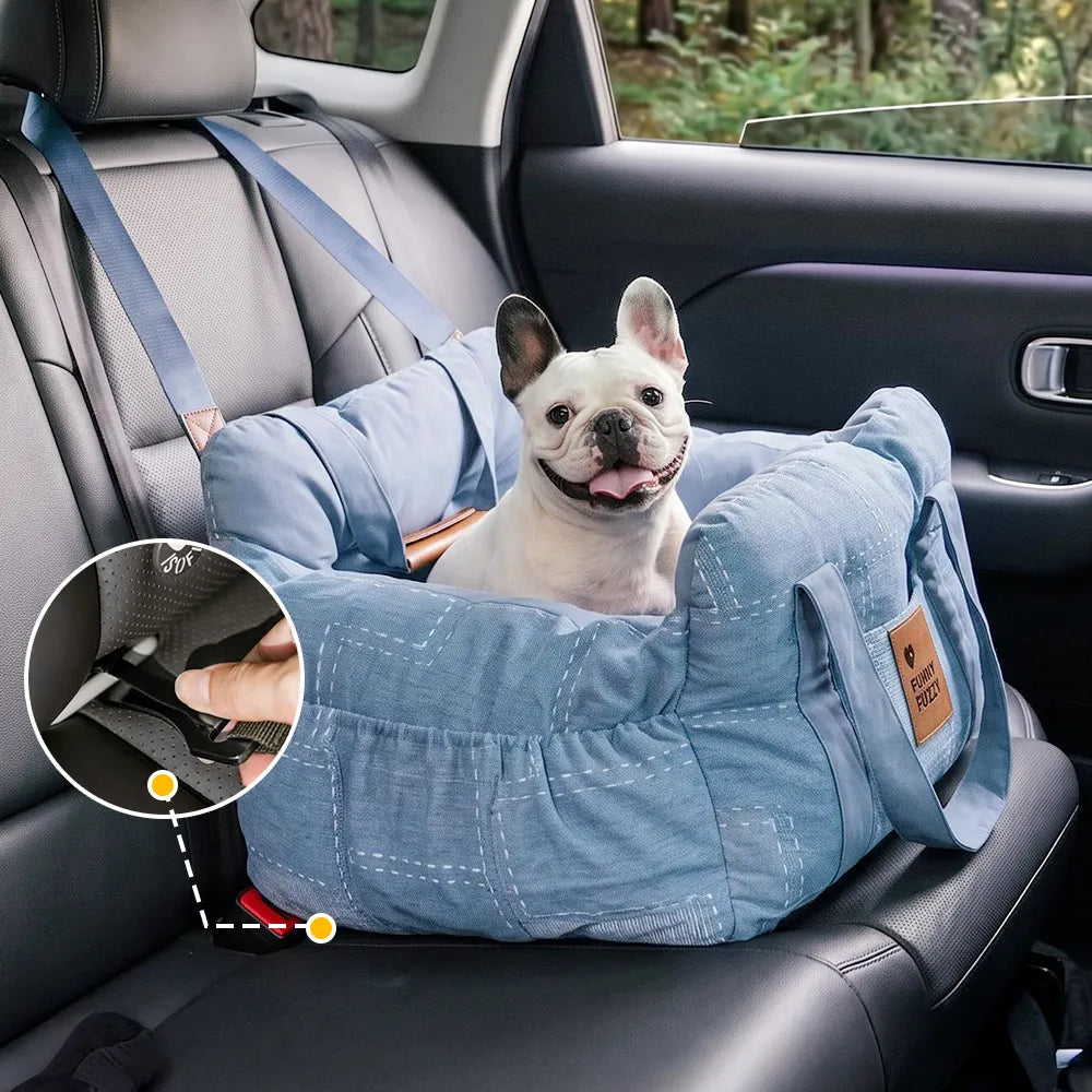 Portable ISOFIX Dog Car Seat Bed with LATCH System 11