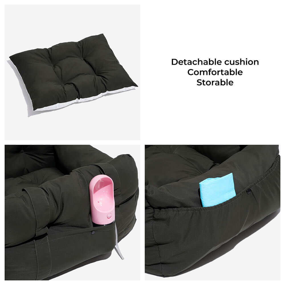 Portable ISOFIX Dog Car Seat Bed with LATCH System 5
