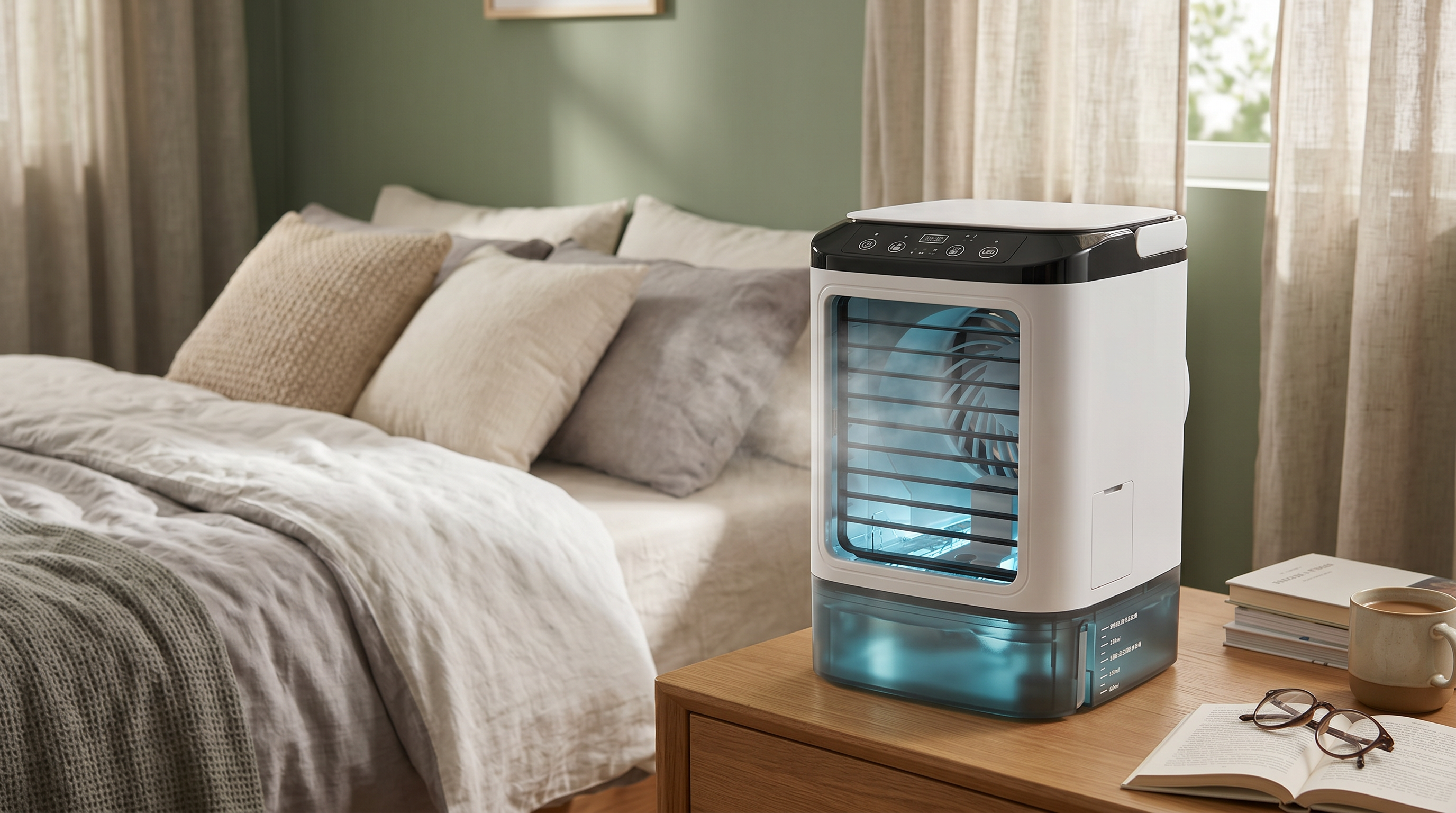Portable Personal Air Cooler | 3-in-1 Rechargeable Cooling Fan | Lightweight Compact Design 1