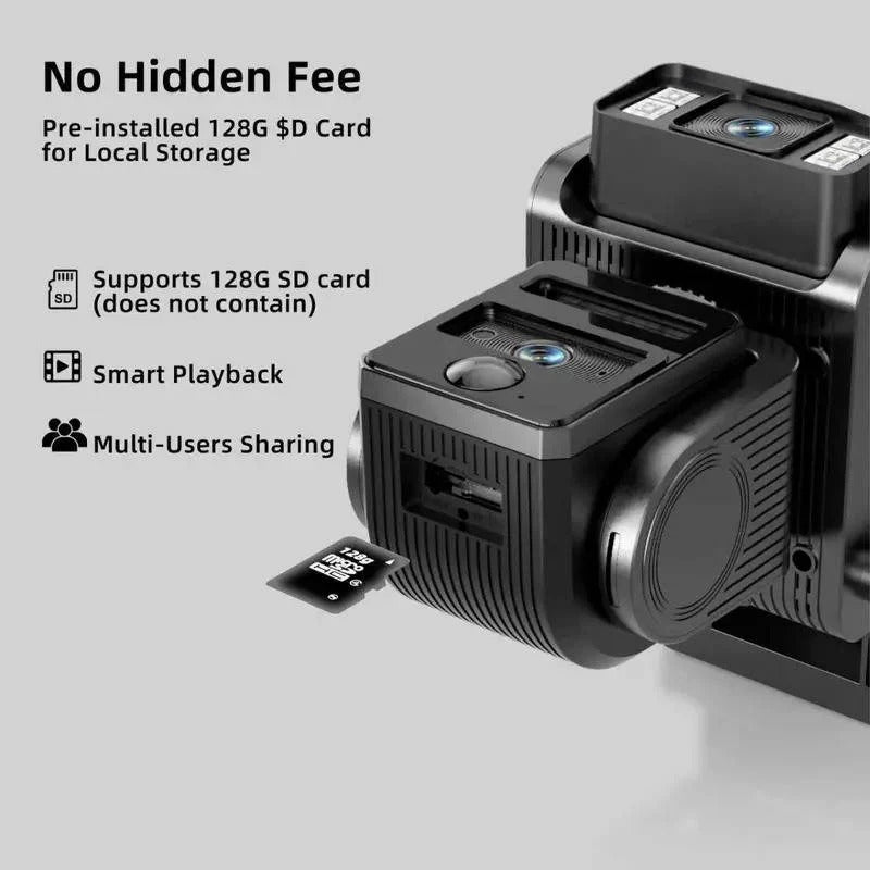 Solar Powered Wireless Security Camera with Auto Tracking, Dual Lens and Two Way Audio 3