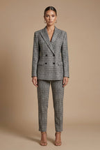 Sophia | Chic Plaid Womens Suit Set for Work and Events 1