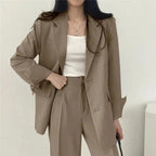 Sophia | Stylish Tailored Blazer and Wide Leg Pant Suit for Women 1