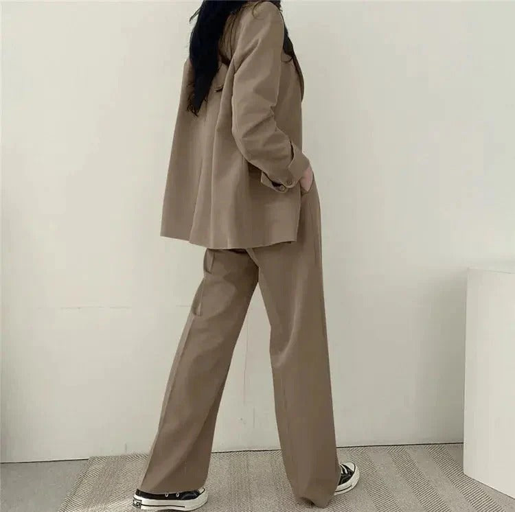 Sophia | Stylish Tailored Blazer and Wide Leg Pant Suit for Women 9