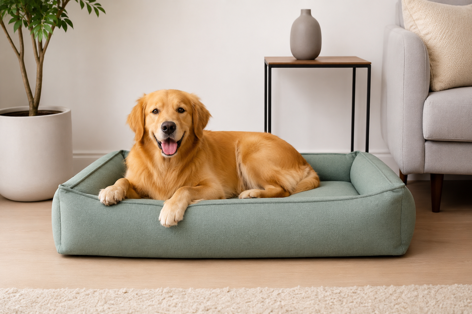 Spacious Dog Bed | Large Dog Bed with Hypoallergenic Foam Filling 1