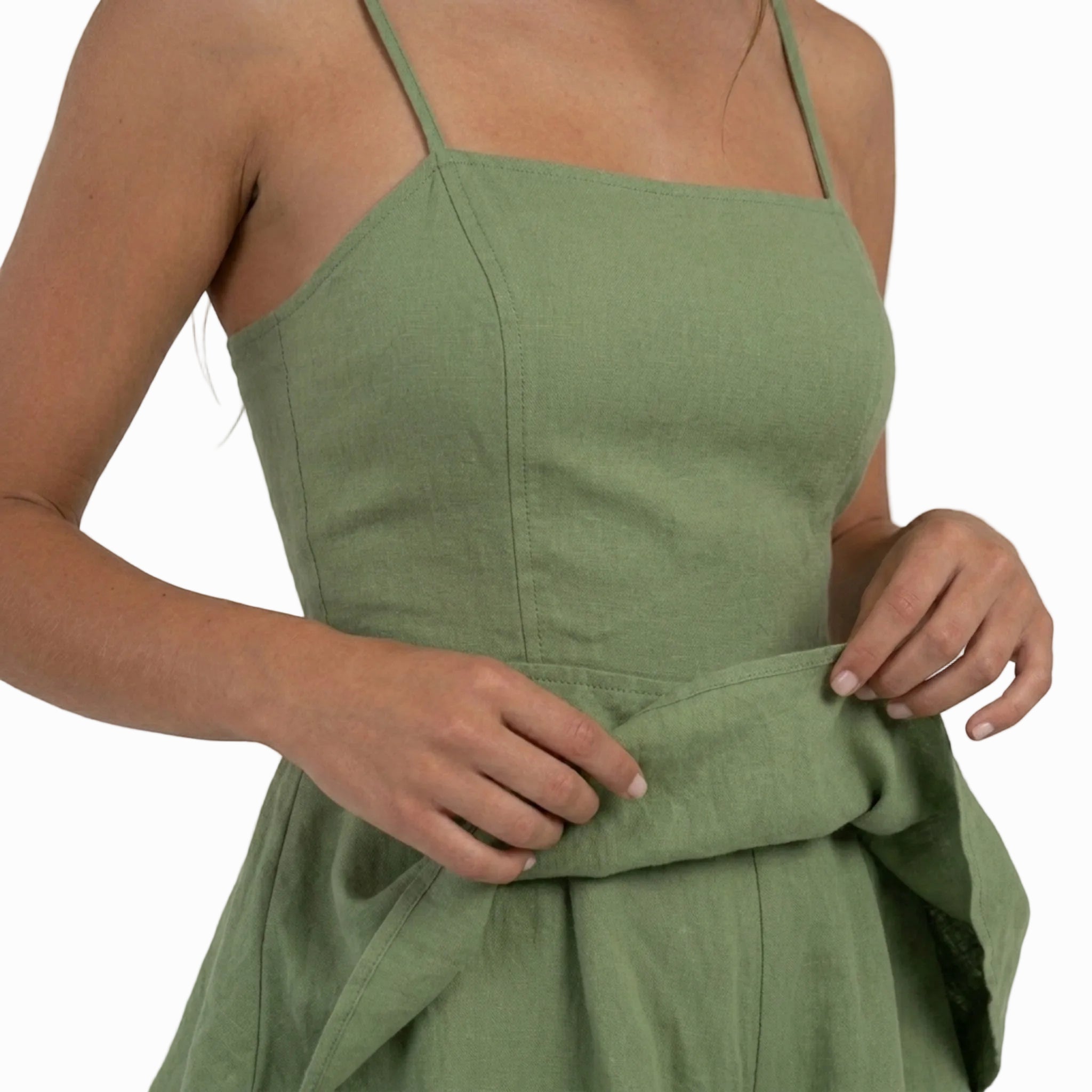 Women's Lightweight Strappy Tiered Mini Dress | Elegant Ruffle Summer Dress