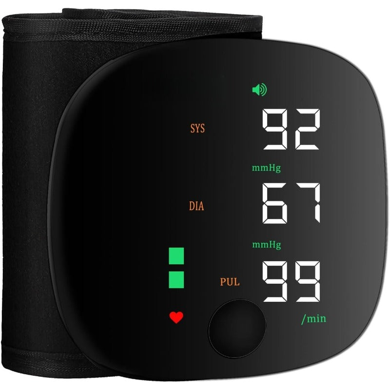 USB-C Rechargeable Wrist Blood Pressure Monitor Bowlift 0