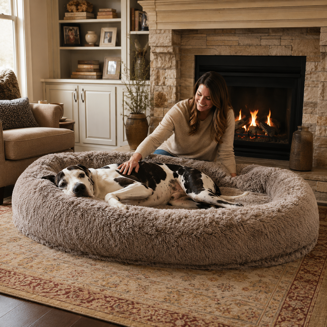 Ultimate Comfort | Large Dog Bed with Waterproof Design | Cozy Space for Deep Sleep 2