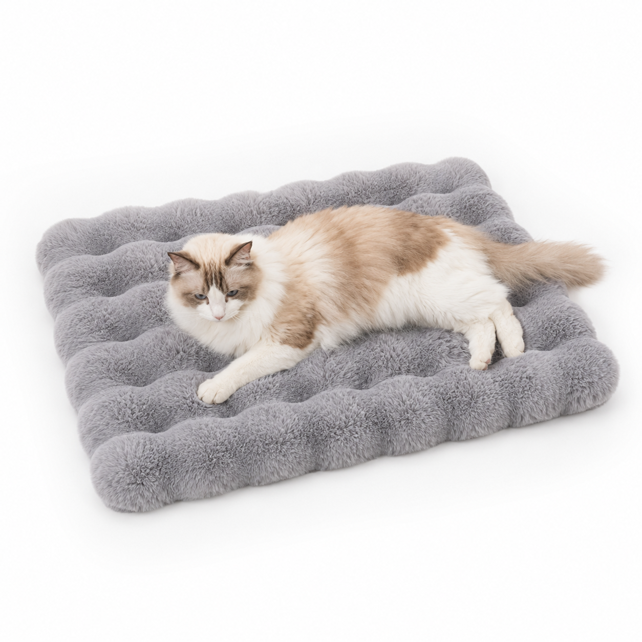 Ultra Soft Faux Fur Pet Mat for Cats & Dogs 0