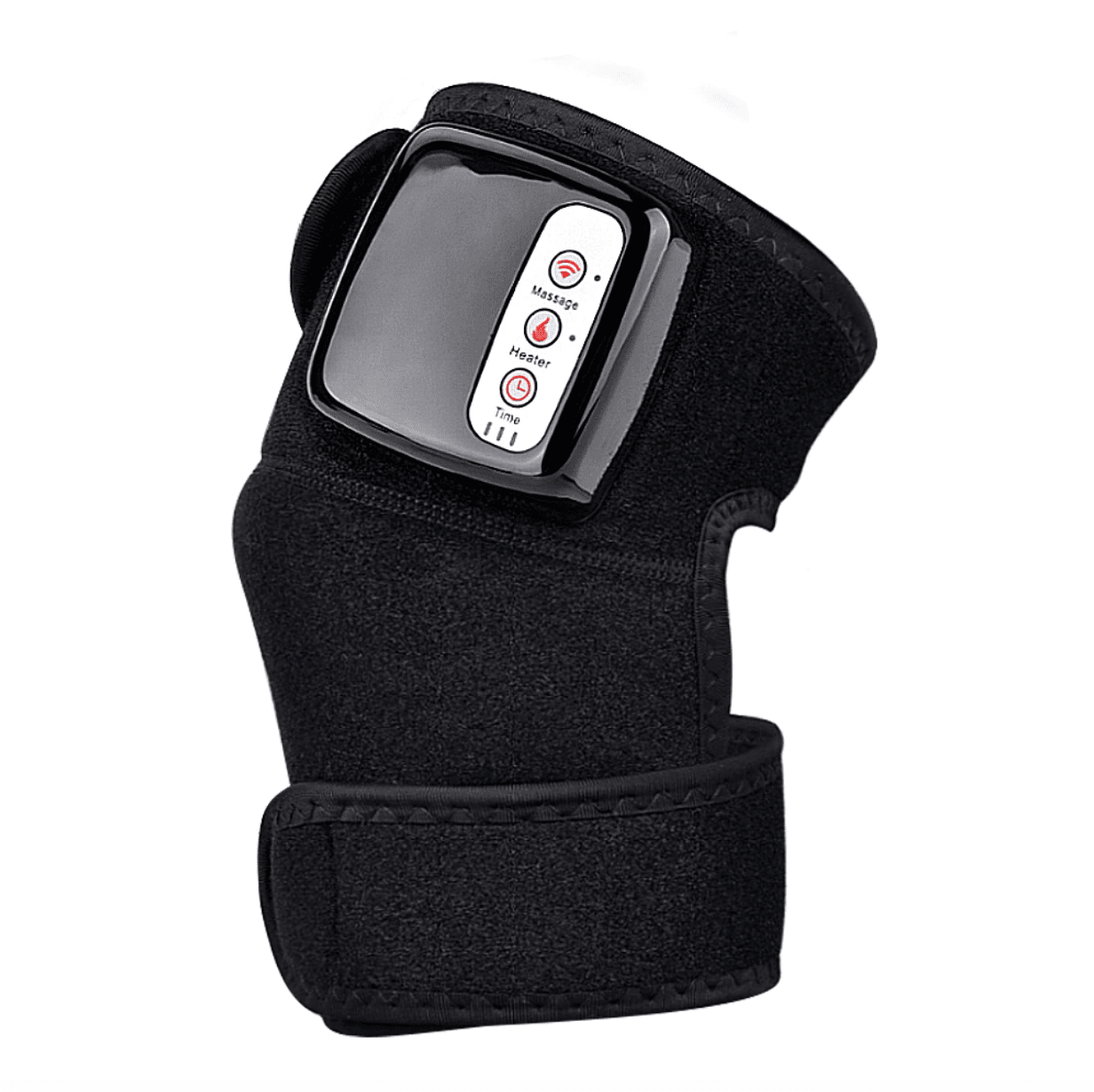 Unisex Adjustable Compression Knee Massager | Soothing Heat and Vibration Relief Device 1