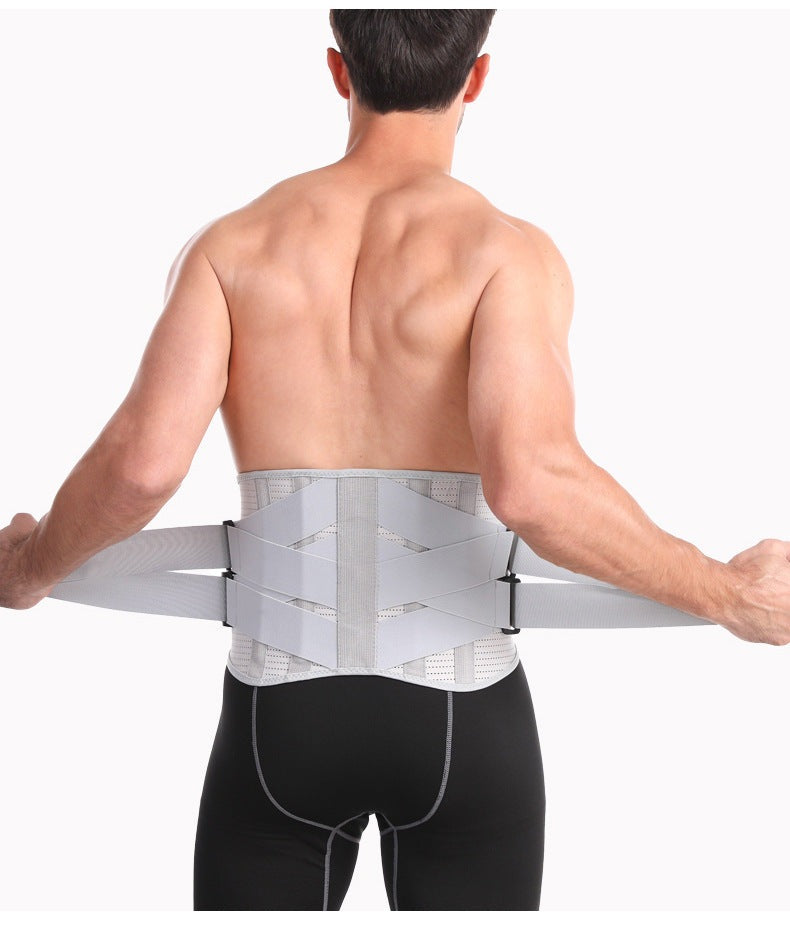 Unisex Adjustable Mesh Back Brace | Comfortable Contoured Back Support for Posture Correction 2