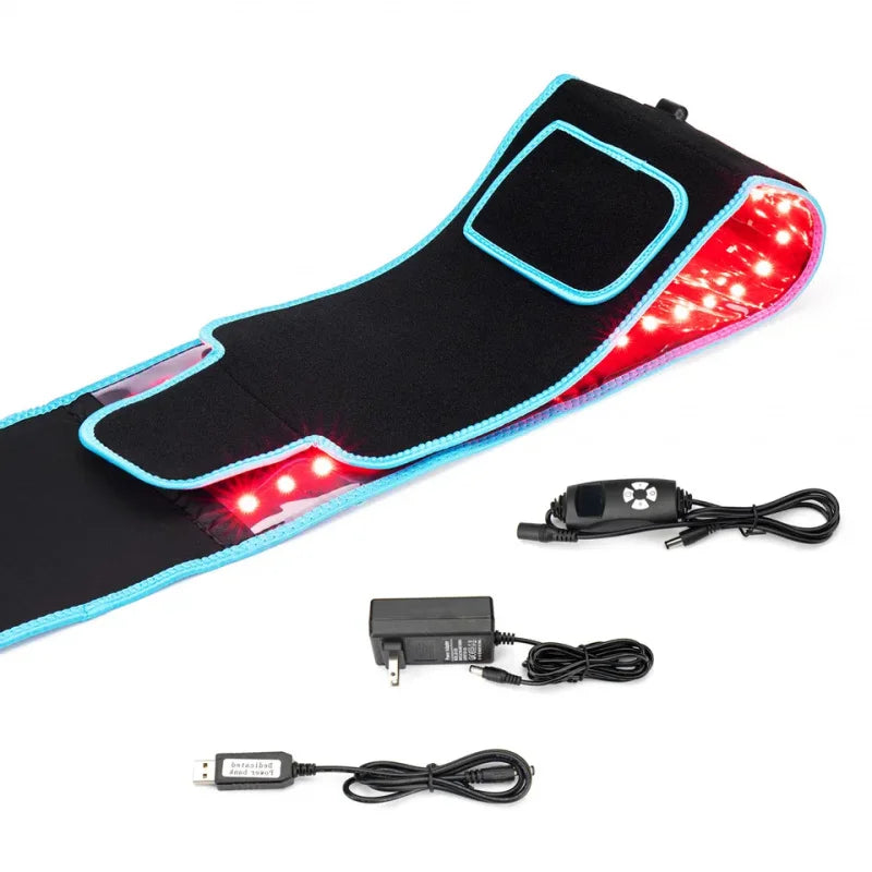 Unisex Adjustable Red Light Therapy Waist Belt | Comfortable Wireless Support for Back Relief 3