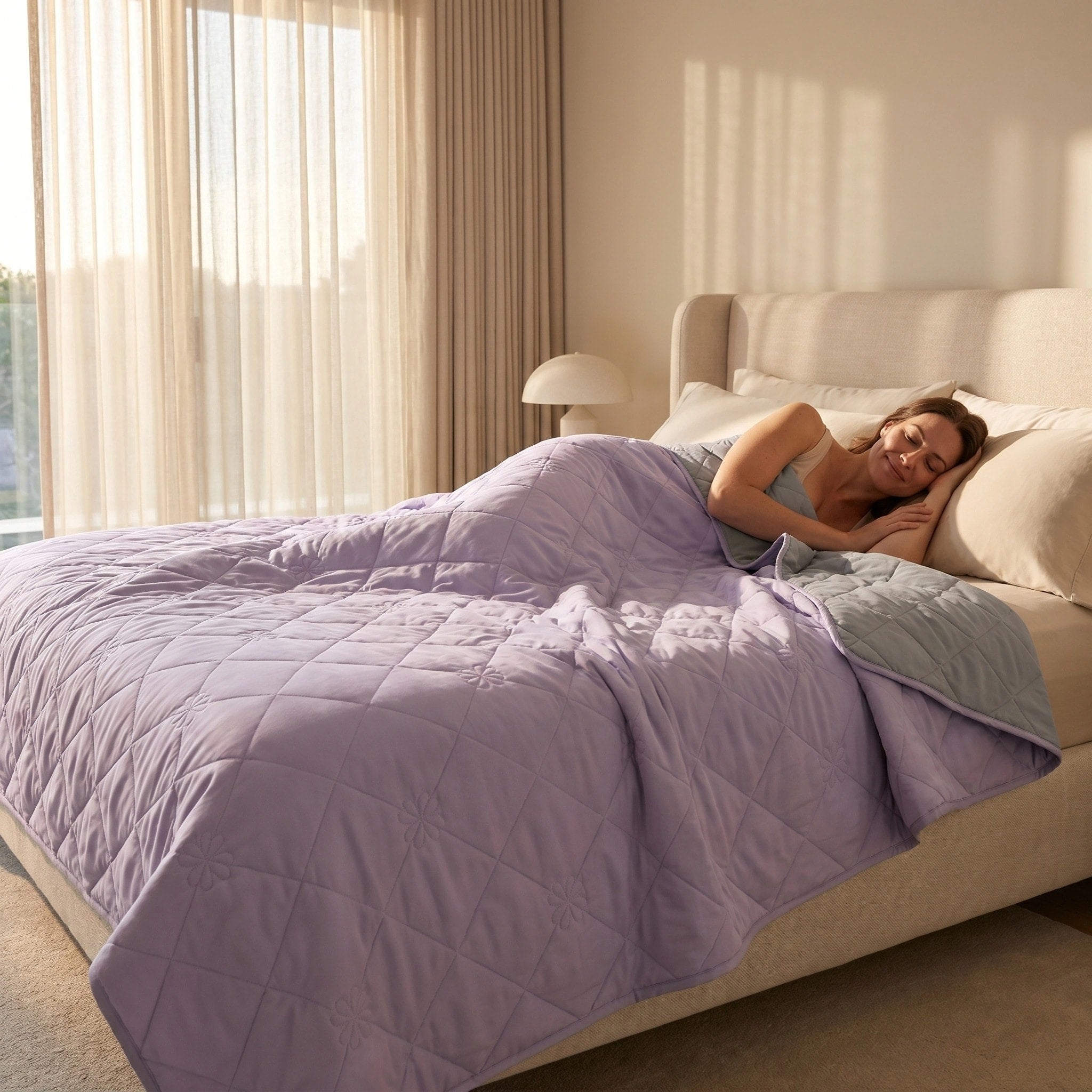 Unisex Breathable Cooling Fabric Blanket | Double-Sided Lightweight Summer Bed Cover 1