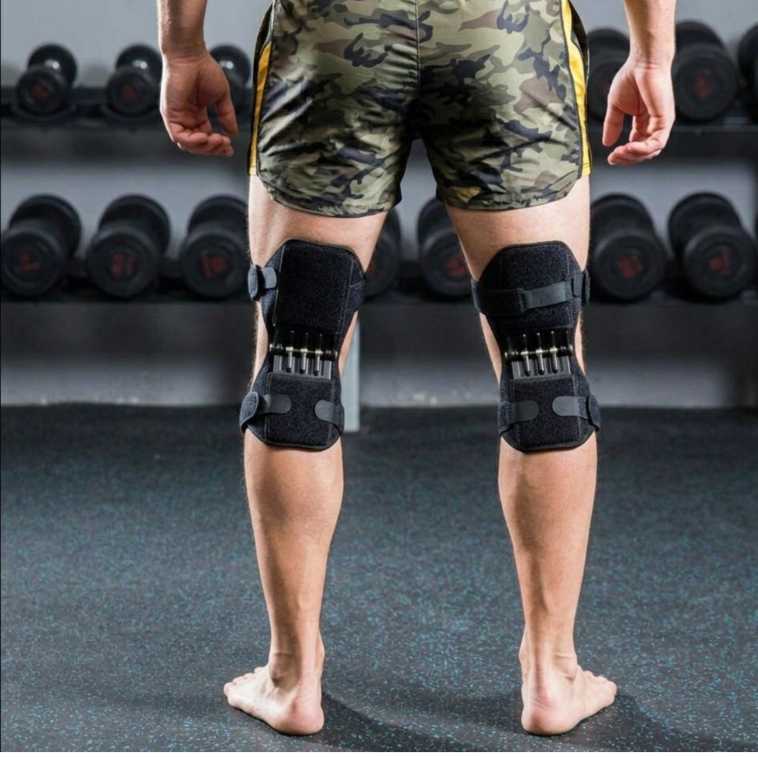 Unisex Breathable Knee Compression Sleeve | Adjustable Shock-Absorbing Support for Walking 1