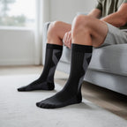Unisex Breathable Nano-Fiber Compression Socks | Targeted Support for Pain Relief 0