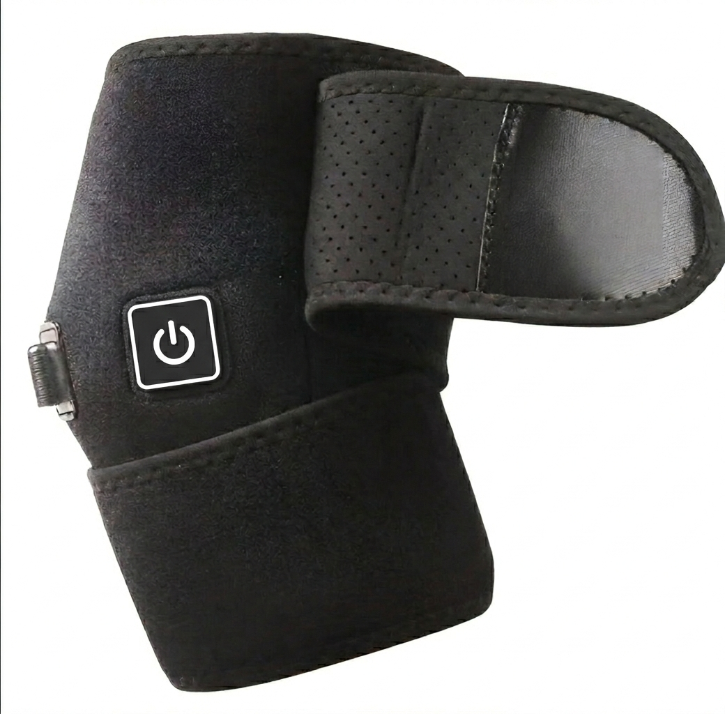 Unisex Neoprene Knee Brace | Adjustable Electric Heat Therapy | Lightweight Comfortable Support 1