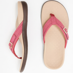 Women's Adjustable Rubber Flip Flops | Comfortable Cushioned Arch Support Sandals 7