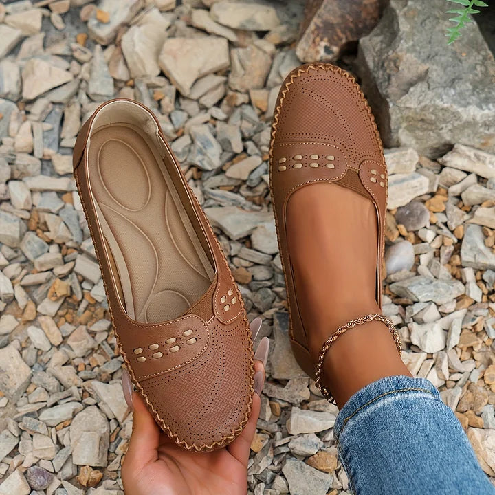 Womens Breathable Orthopedic Flats | Stylish Comfortable Everyday Shoes 2