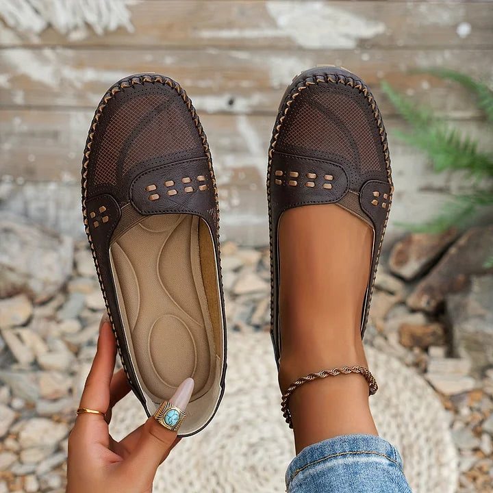 Womens Breathable Orthopedic Flats | Stylish Comfortable Everyday Shoes 3