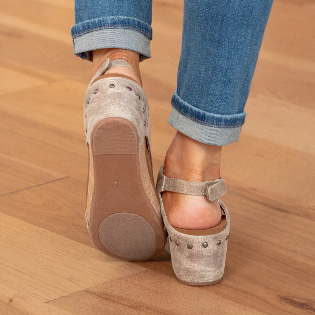 Womens Breathable Suede Wedge Sandals | Elegant Comfortable Summer Footwear 3