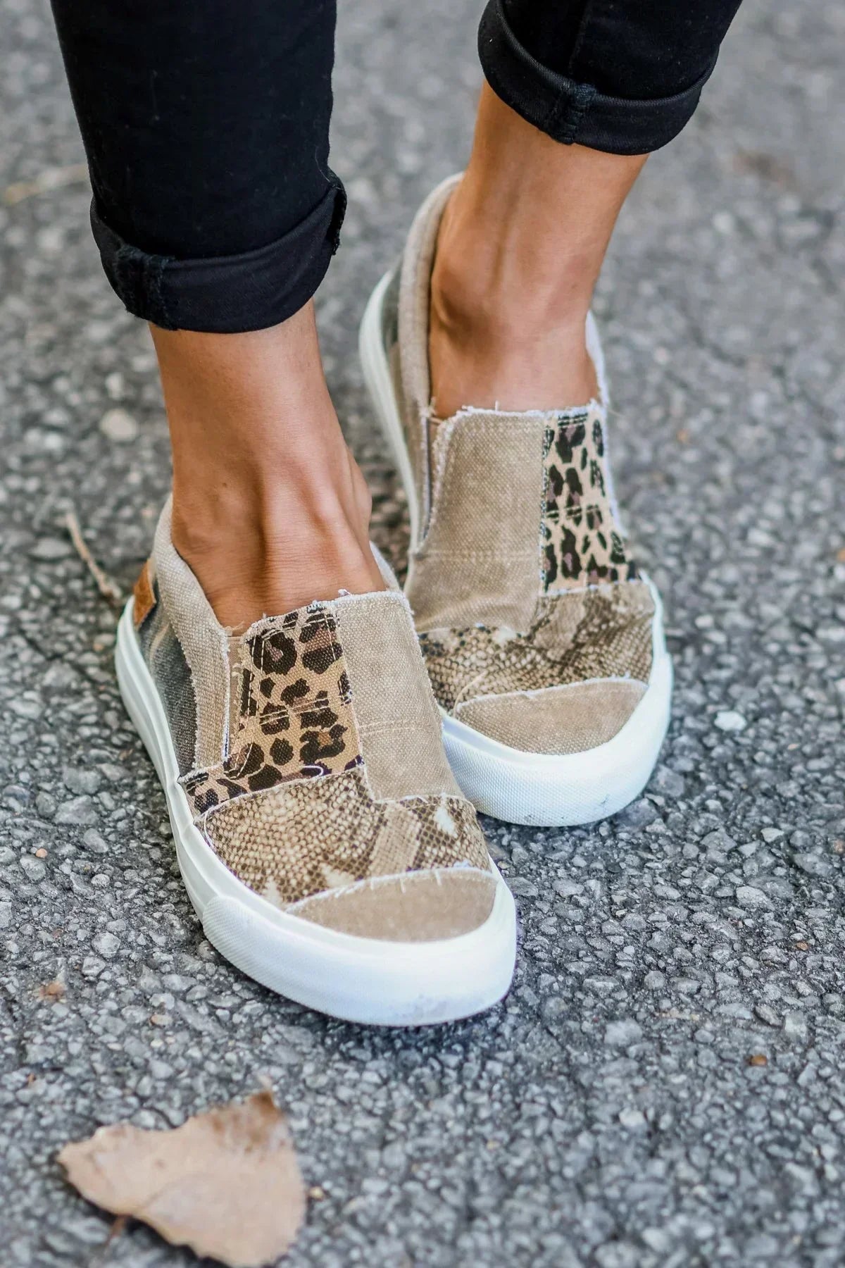Womens Comfortable Canvas Slip-Ons | Trendy Lightweight Everyday Shoes 2