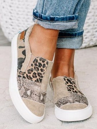 Womens Comfortable Canvas Slip-Ons | Trendy Lightweight Everyday Shoes 3