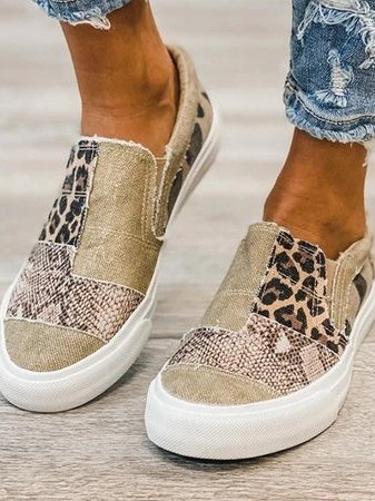 Womens Comfortable Canvas Slip-Ons | Trendy Lightweight Everyday Shoes 4