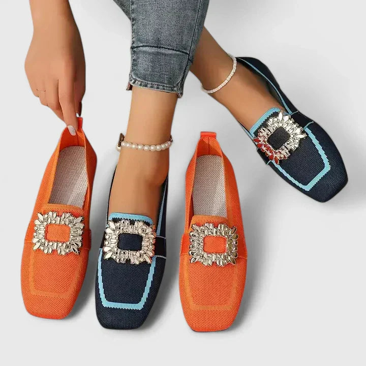 Womens Cushioned Leather Loafers | Elegant Orthopedic Comfort Shoes 3