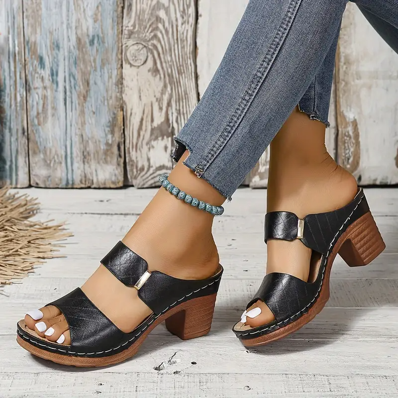 Womens Cushioned Synthetic Orthopedic Sandals | Stylish Comfortable Summer Footwear 1