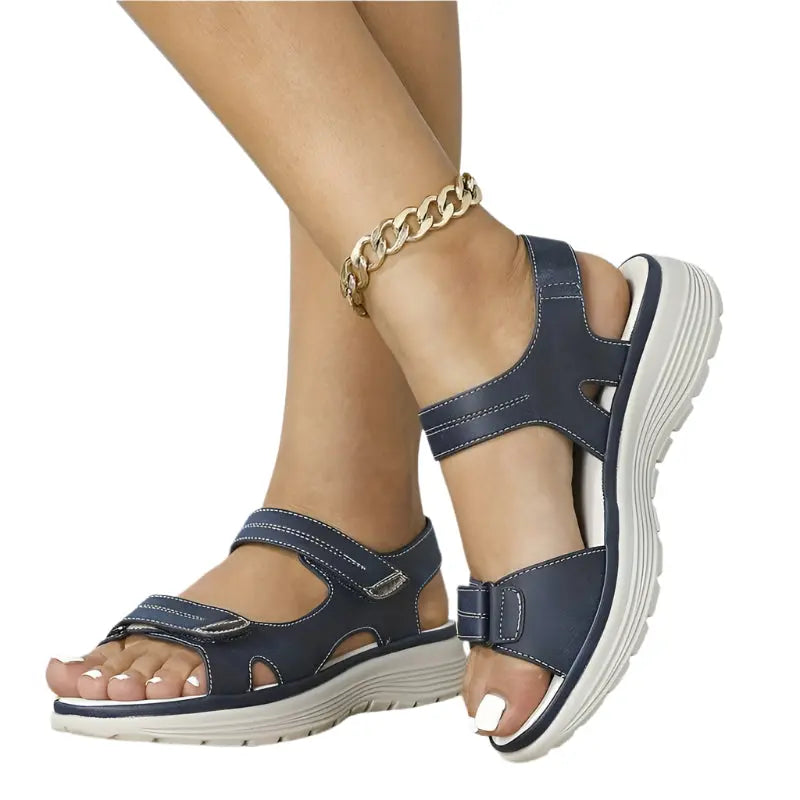 Womens Cushioned Synthetic Sandals | Stylish Adjustable Comfort Footwear 3