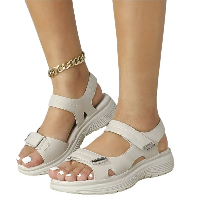 Womens Cushioned Synthetic Sandals | Stylish Adjustable Comfort Footwear 4