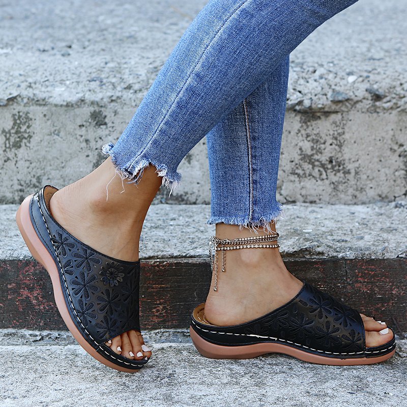 Womens Cushioned Vintage Sandals | Orthopedic Comfortable Walking Shoes 3