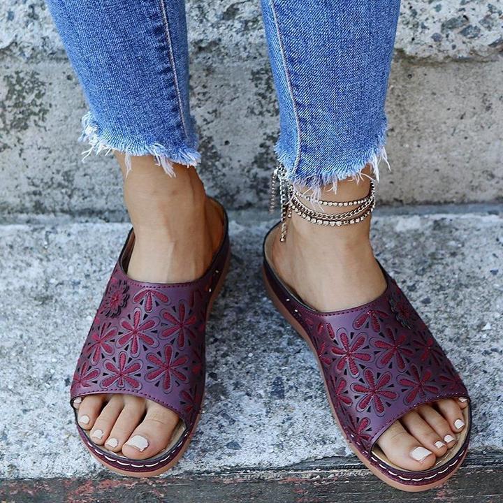 Womens Cushioned Vintage Sandals | Orthopedic Comfortable Walking Shoes 4