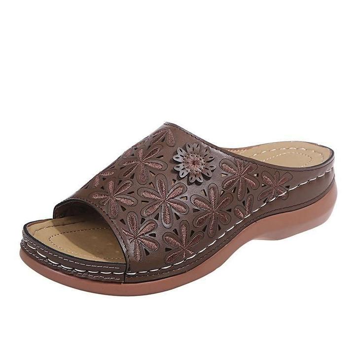 Womens Cushioned Vintage Sandals | Orthopedic Comfortable Walking Shoes 8