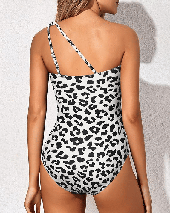 Womens Elegant One-Piece Swimsuit | Flattering Tummy Control Design for Summer 3