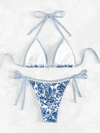 Womens Elegant Paisley Print Bikini Set | Comfortable Adjustable Swimwear for Summer 5